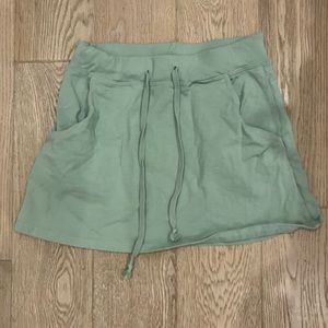 BRANDY MELVILLE LIGHT GREEN SWEATSKIRT